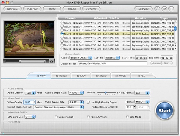 Macで無料DVD変換ソフト