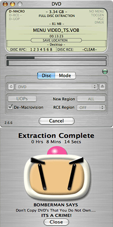MacTheRipperを利用して、MacでDVDをiPad、iPhoneに変換する方法