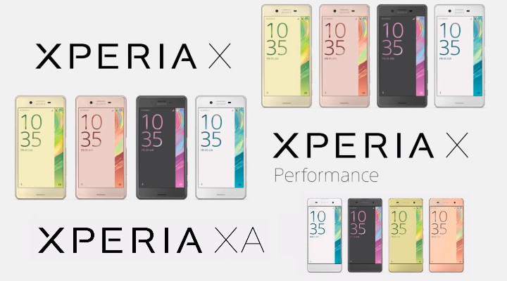 Xperia X/XA/X Performance違い