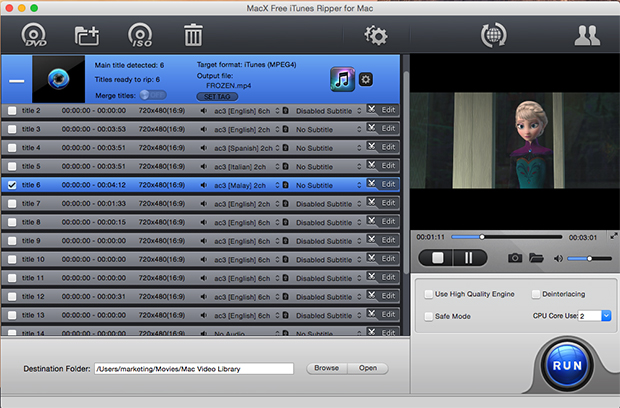 MacX Free iTunes Ripper for Mac 4.2.0 full