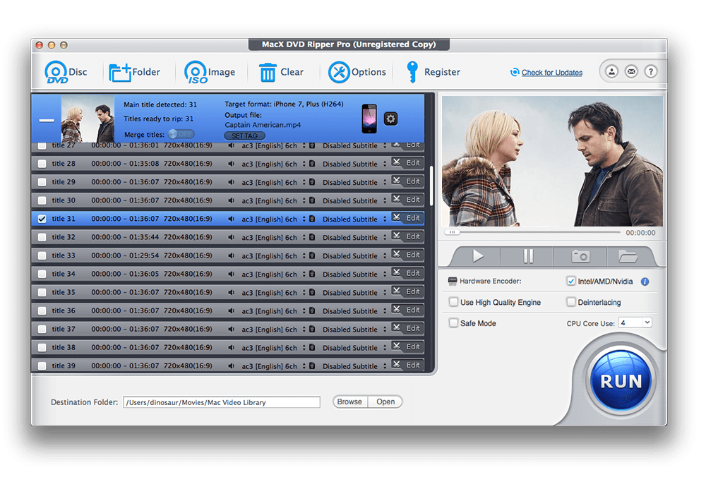 MacX DVD Ripper Pro – DVD 烧录软件[OS X]丨反斗限免