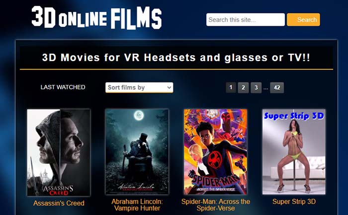 3D Movie Download Site - 3D Online Films