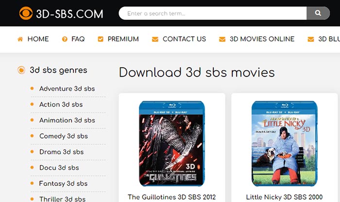 3D Movie Download Site - 3D SBS