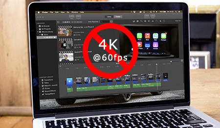 cannot export 4k at 60fps to imovie