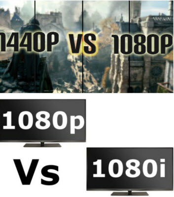 1440p vs 1080p vs 1080i
