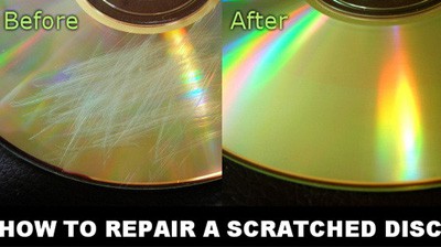 repair a scratched disc
