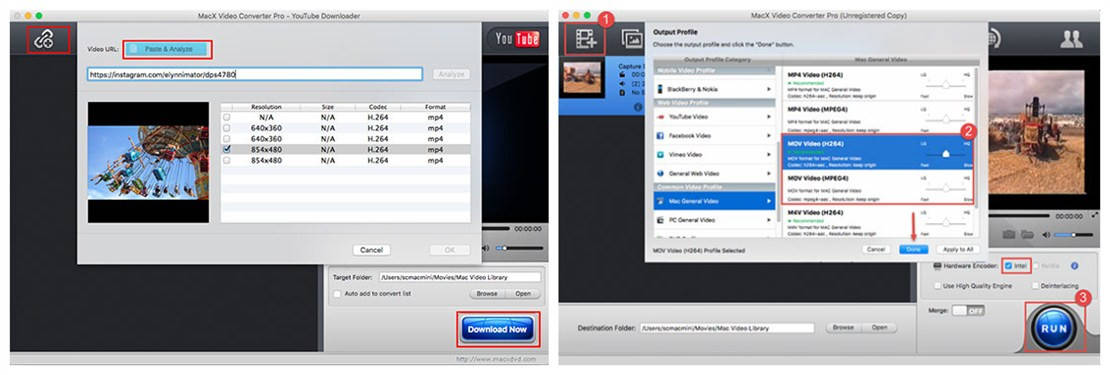 Convert Facebook video to mp3/mp4