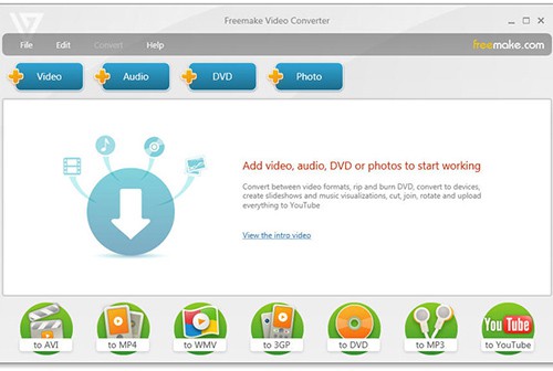 Freemake DVD copy software