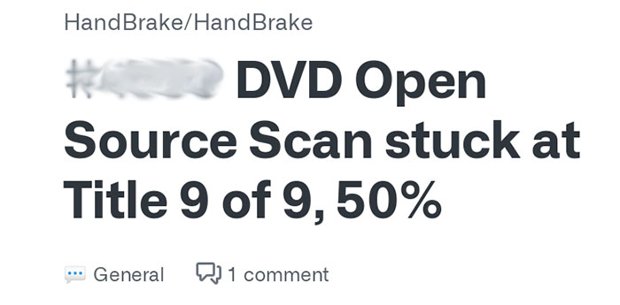 fix handbrake scanning stuck at 50% issue
