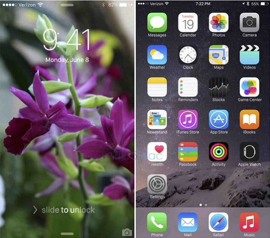 Differences between iOS 9 and iOS 8