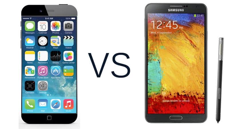 مقارنة بين Galaxy Note 4 و iPhone 6