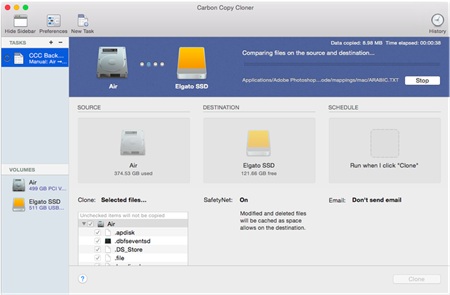 Backup Mac to external hard drive