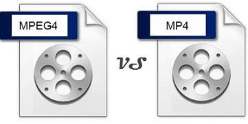 MPEG4 vs MP4