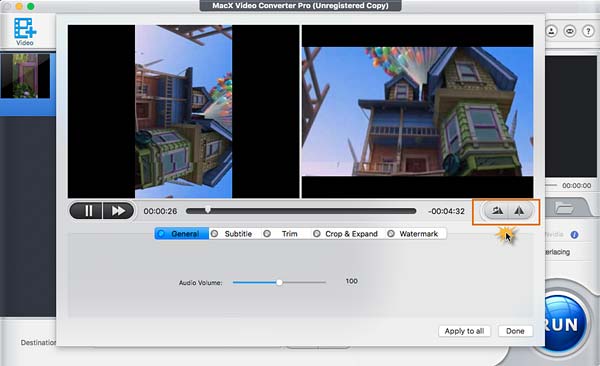 how to rotate a video in iMovie HD alternative