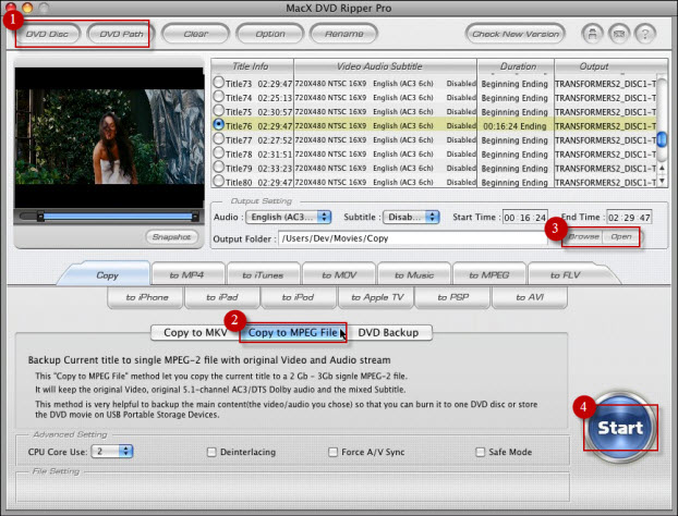How to Rip DVD to MPEG2 video for Playback on HTPC
