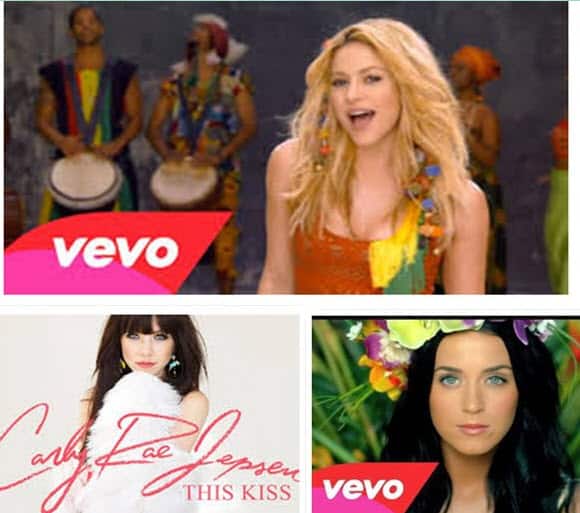 Top Ten Vevo Music Videos on YouTube