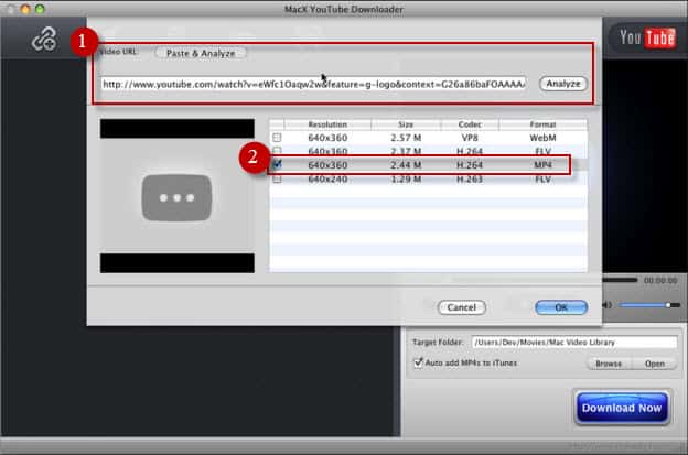 Download from youtube mac