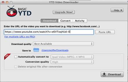 YTD Video Downloader to MP3