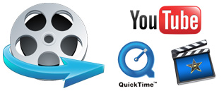 Convert video to iPod, MP4, MOV, MP3