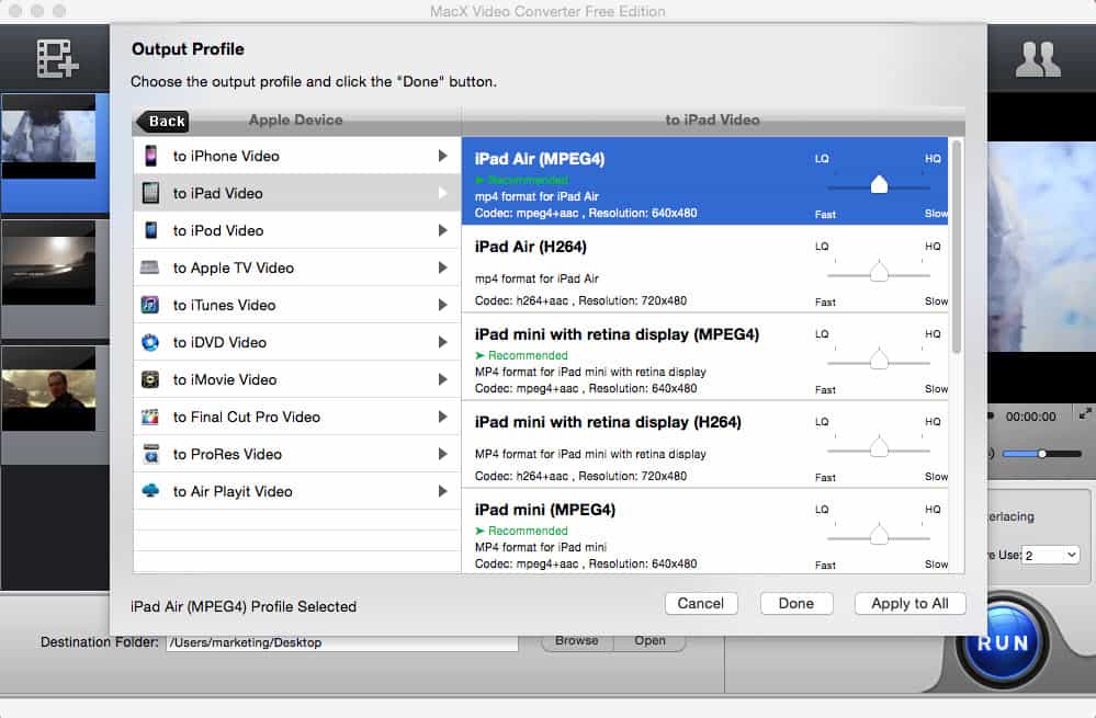 MacX Video Converter Free Edition Free Video Converter for Mac to