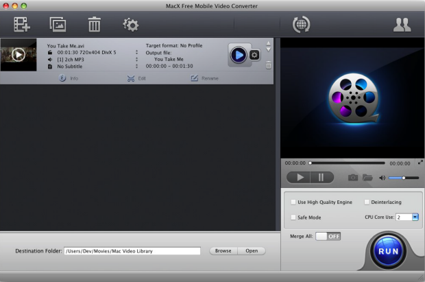 MacX Free Mobile Video Converter 4.2.1 full