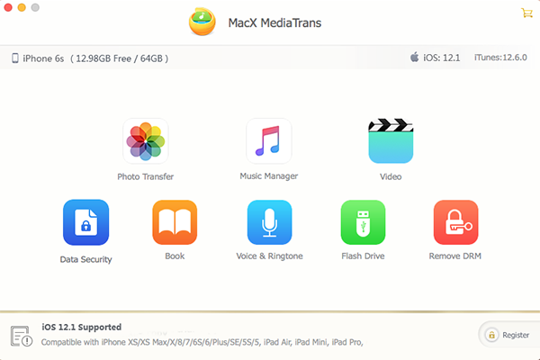 transfer data with macx mediatrans