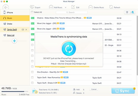 Move music from Mac to iPhone