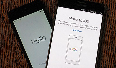 Move to iOS transfers data to iPhone 11