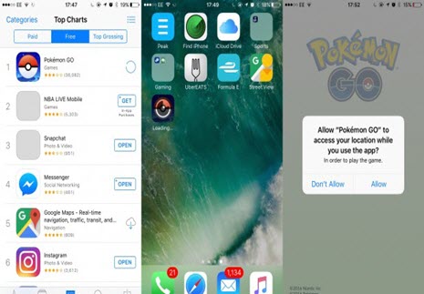 Pokemon Go download on iPhone