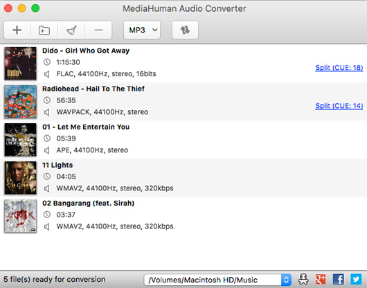 MediaHuman Audio Converter.flacyt@Cǂݍ