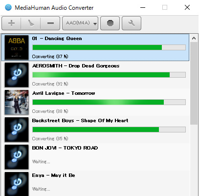 MediaHuman Audio Converter音楽変換
