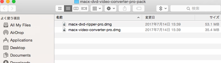 MacX DVD Video Converter Pro Pack 日本語化