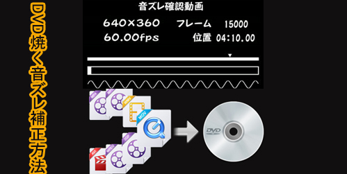 最新版 Dvd焼く音ズレが発生 補正 直す方法を詳しく解説