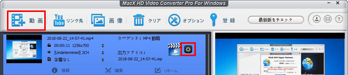 MacX HD Video Converter Pro for Windowsパラメーター調整