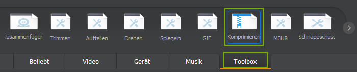 Gemeinsame Einstellungen von Macxvideo AI