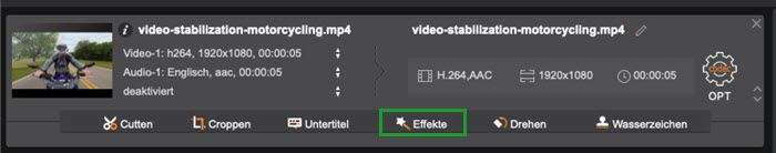 Macxvideo AI Effekt hinzufügen - 1