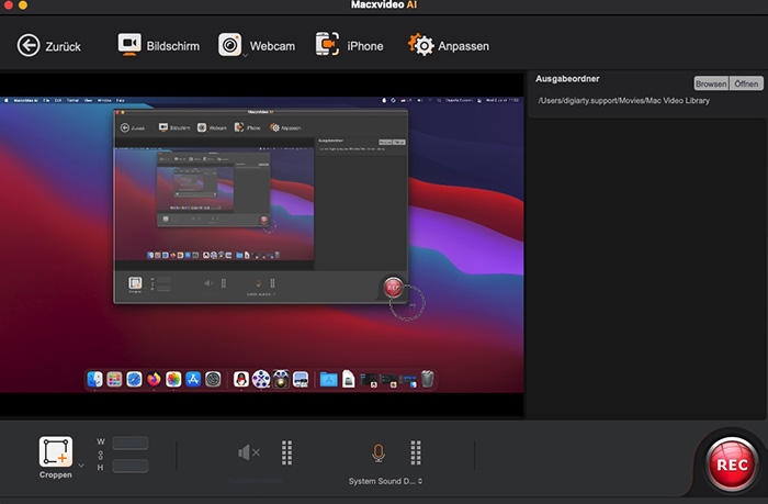 Wie man den Desktop-Bildschirm mit Macxvideo AI aufzeichnet
