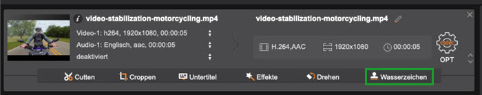 Macxvideo AI - Wasserzeichen