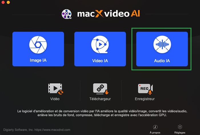 Supprimer le bruit de fond avec winxvideo AI