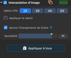 Macxvideo AI Interpolation d'Images