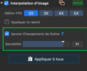 Macxvideo AI Interpolation d'Images