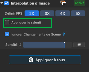 Macxvideo AI Interpolation d'Images