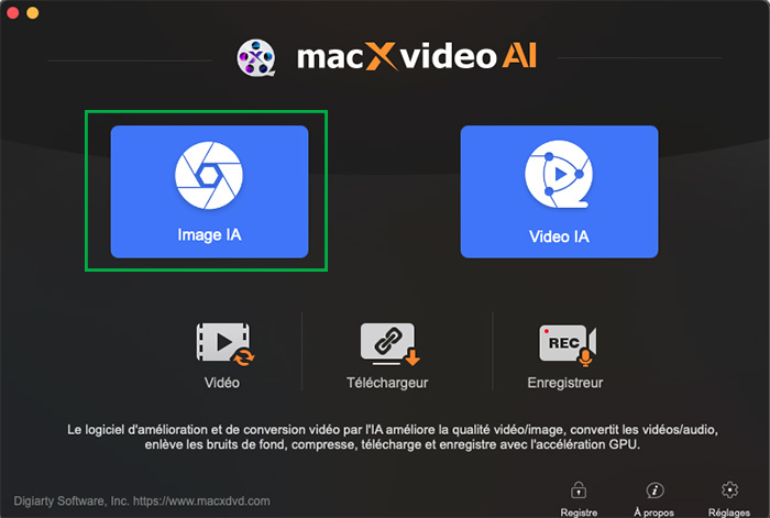 Macxvideo AI Amélioration d'Image