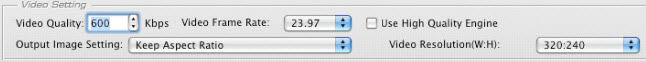 Adjust video resolution with MacX iPad DVD Ripper