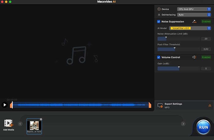 Preview before and after audio