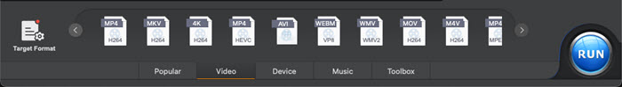 Select Output Format