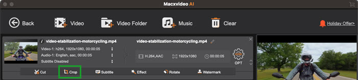 How to crop Videos