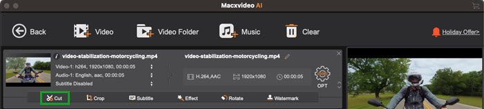 Add Videos for Cutting
