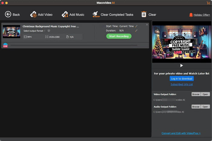 Download YouTube Live