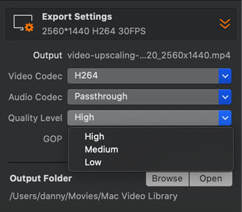 export video